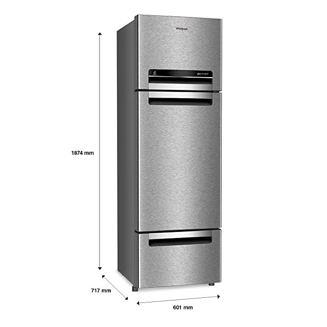 Whirlpool 300 L Frost Free Multi-Door Refrigerator(FP 313D Protton Roy, Alpha Steel)