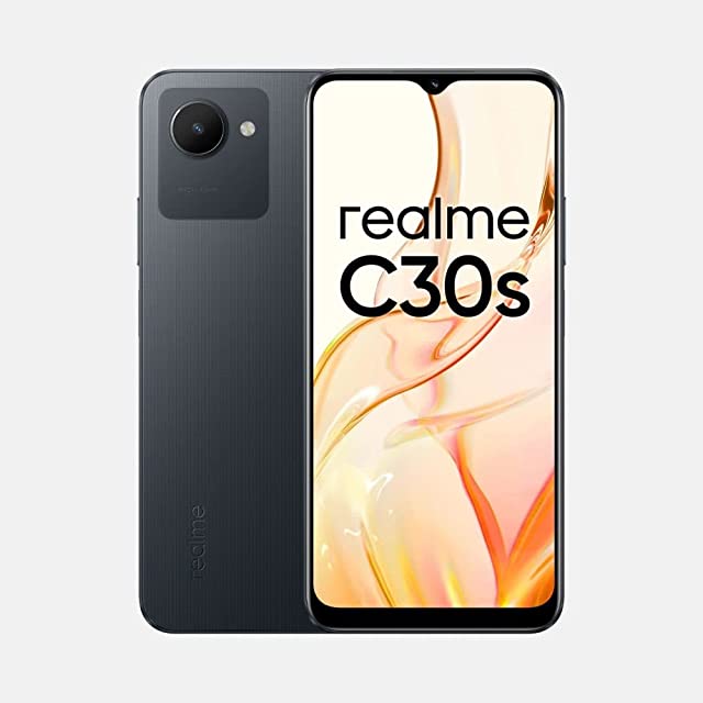 Realme C30s (Stripe Black, 4GB RAM, 64GB Storage)