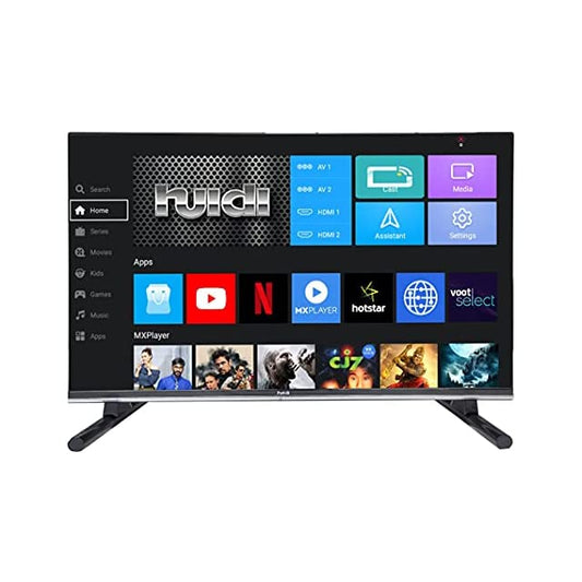 Huidi 80 cm (32 Inches) HD Ready Smart LED TV HD6FS-PRO (Black) (2021 Model) | Frameless Display