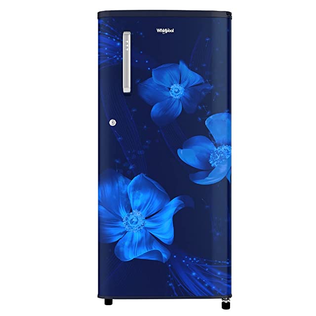 Whirlpool 190 L 4 Star Inverter Direct-Cool Single Door Refrigerator (WDE 205 PRM 4S INV, Sapphire Magnolia)