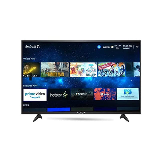 ADSUN 80 cm (32 Inches) HD Ready Smart LED TV A-3200S (Black) (2021 Model)