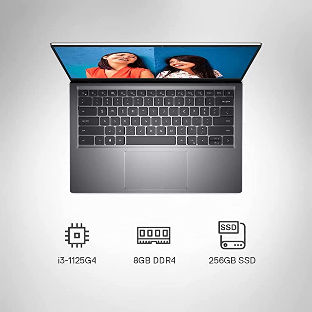 Dell New Inspiron 5410 2In1 Laptop Intel I3-1125G4, 8Gb, 256Gb Ssd, Windows 11 + Mso'21, 14 Inches (35.56 Cms) Touch Fhd 60Hz Display, Platinum Silver Color, Fpr + Backlit Kb (D560725Win9Se), 1.5Kgs
