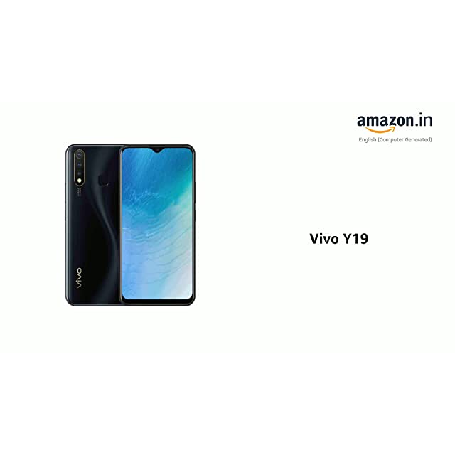 Vivo Y19 (Magnetic Black, 4GB RAM, 128GB Storage)
