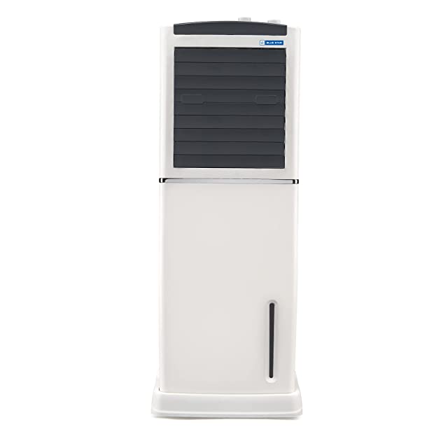 BLUE STAR Elita 55 Litres Tower Air Cooler TA55BMA with Cross Drift Technology, Dual Filtration and Ice Chamber, White