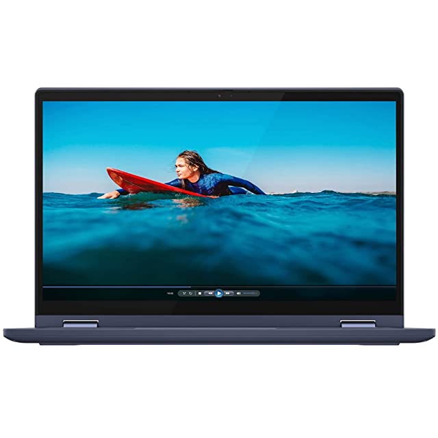 Lenovo Yoga 6 AMD Ryzen 7 5700U 13.3" (33.78cm) FHD IPS 2-in-1 Touchscreen Convertible Laptop (16GB/1TB SSD/Windows 11/Office 2021/Backlit Keyboard/Abyss Blue/1.31Kg), 82ND007VIN