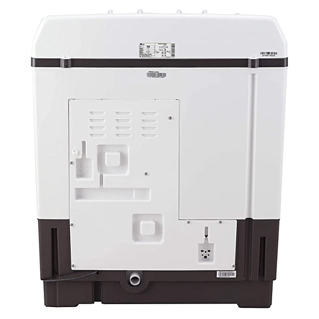 LG 8 Kg 5 Star Semi-Automatic Top Loading Washing Machine (P8035SGMZ, Grey, Collar Scrubber)