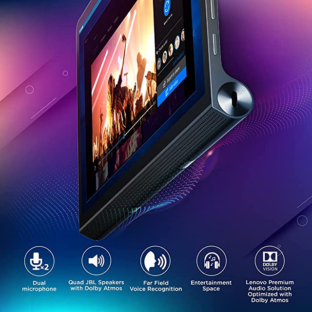 Lenovo Tab Yoga 11 (11 inch/ 27.94 cm, 4GB, 128GB,Wi-Fi+ LTE), Storm Grey