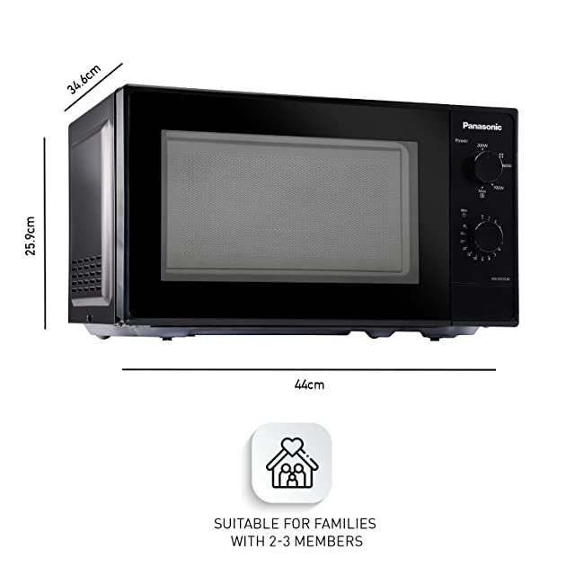 Panasonic 20 L Solo Microwave Oven (NN-SM25JBFDG,Black)