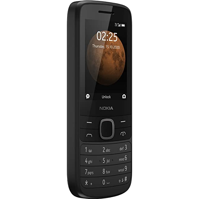 Nokia 225 4G DS 2020  (Black)