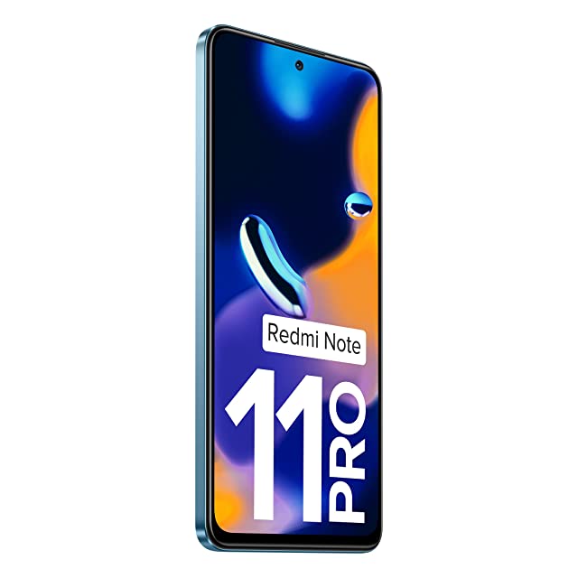 Redmi Note 11 Pro (Star Blue, 6GB RAM, 128GB Storage) | 67W Turbo Charge | 120Hz Super AMOLED Display | Charger Included | Get 2 Months of YouTube Premium Free!