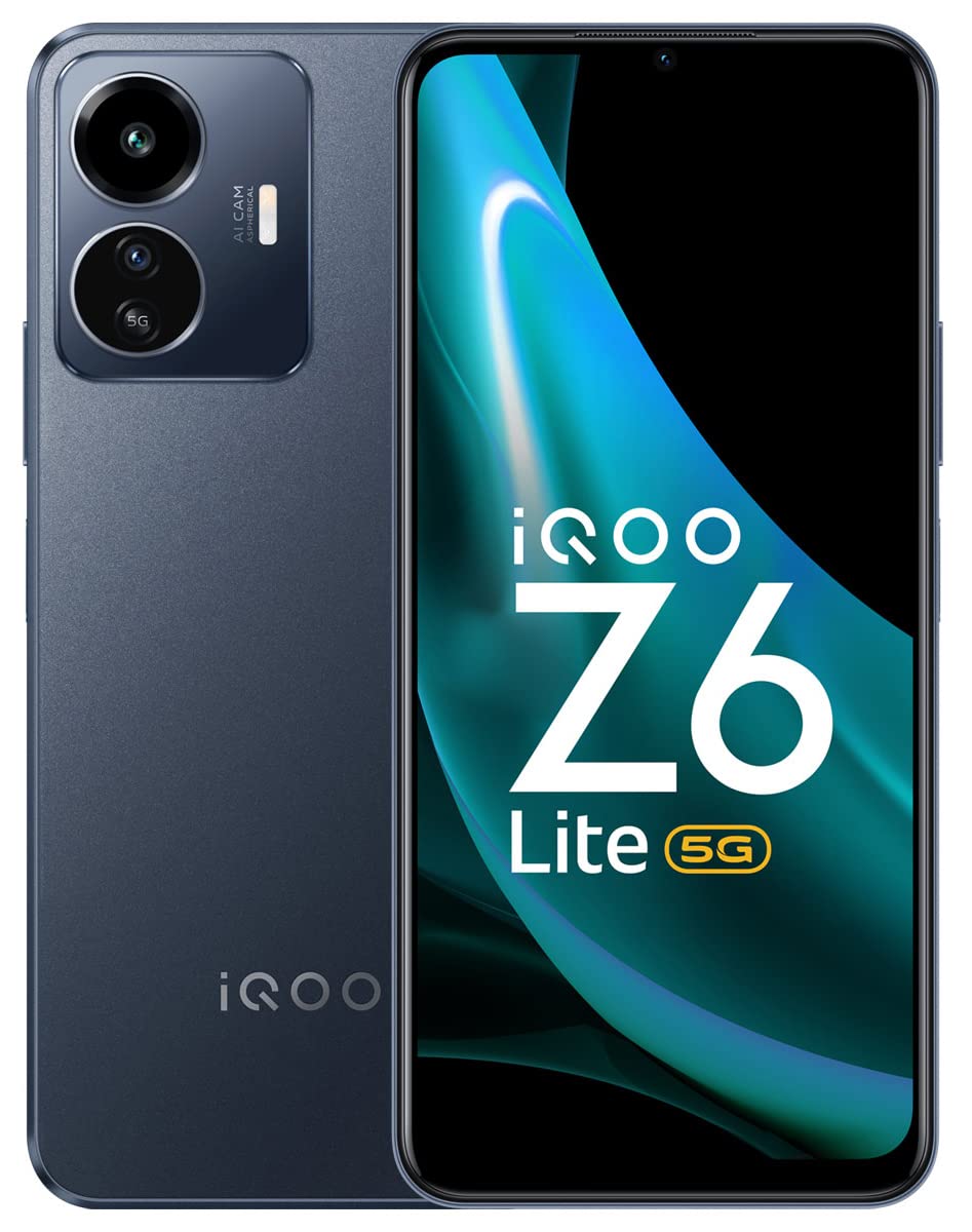 iQOO Z6 Lite 5G (Mystic Night, 128GB) (6GB RAM)
