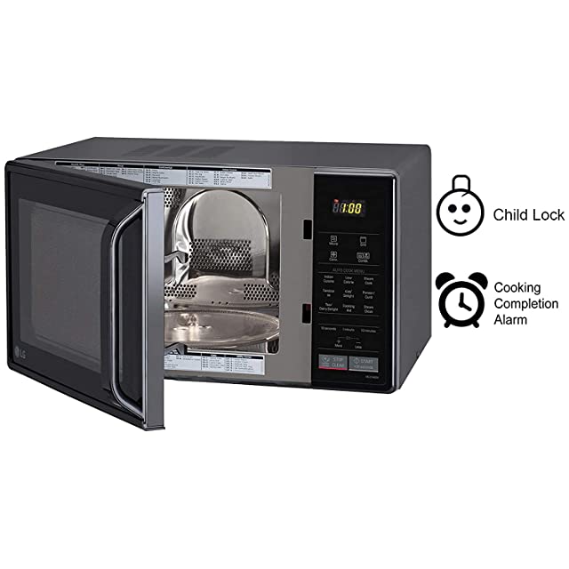 LG 21 L Convection Microwave Oven (MC2146BV, Black)