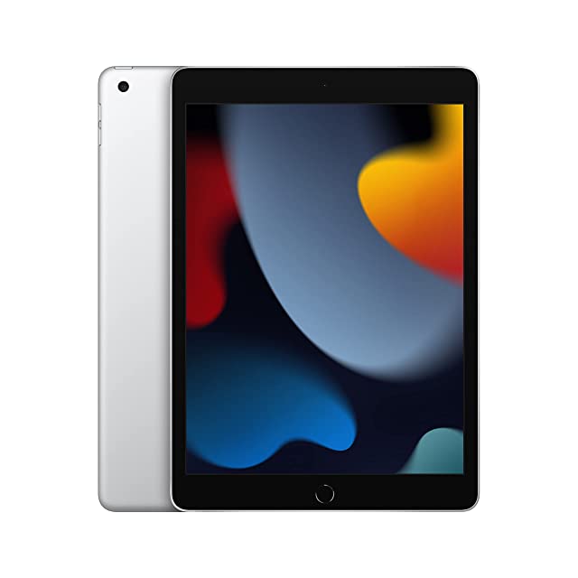 2021 Apple 10.2-inch (25.91 cm) iPad with A13 Bionic chip (Wi-Fi, 256GB) - Silver (9th Generation)