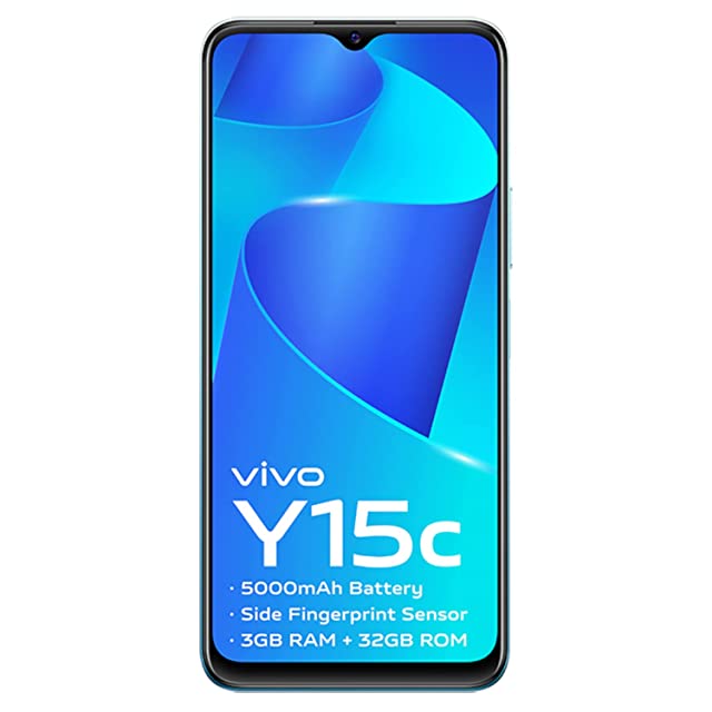 Vivo Y15C (Wave Green, 3GB RAM, 32GB Storage) with No Cost EMI/Additional Exchange Offers
