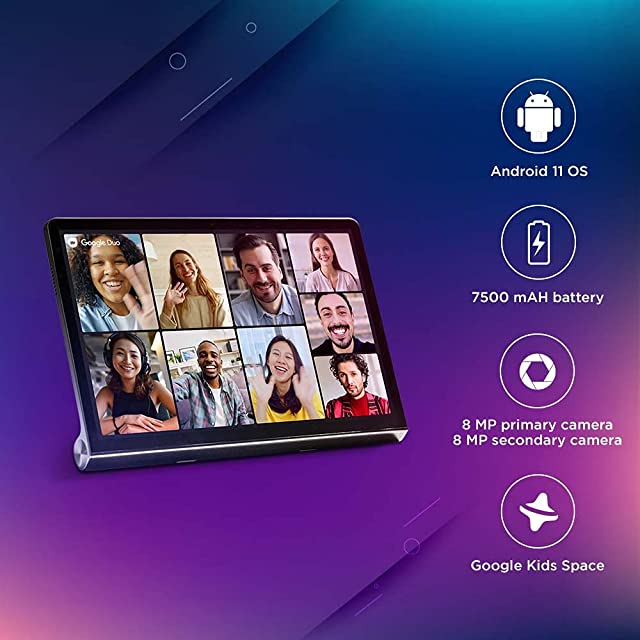 Lenovo Tab Yoga 11 (11 inch/ 27.94 cm, 4GB, 128GB,Wi-Fi+ LTE), Storm Grey