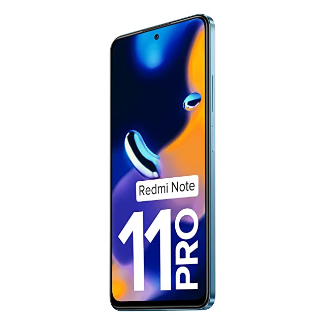 Redmi Note 11 Pro (Star Blue, 6GB RAM, 128GB Storage) | 67W Turbo Charge | 120Hz Super AMOLED Display | Charger Included | Get 2 Months of YouTube Premium Free!