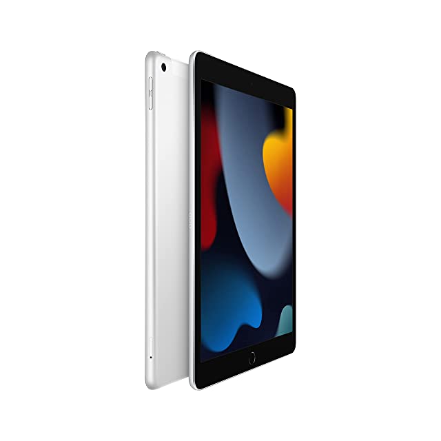 2021 Apple 10.2-inch (25.91 cm) iPad with A13 Bionic chip (Wi-Fi + Cellular, 64GB) - Silver (9th Generation)