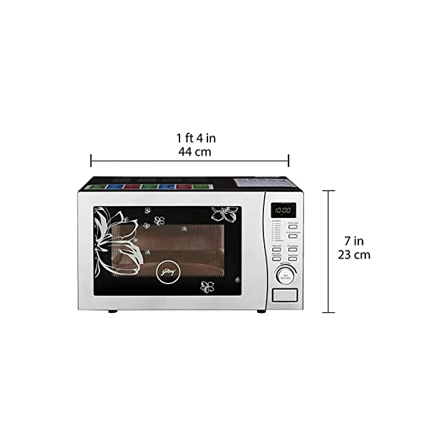 Godrej 19 L Convection Microwave Oven (GMX 519 CP1, White Rose)
