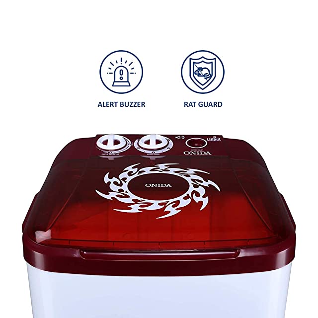 Onida 9.0 kg Washer Only (W90W, Lava Red)