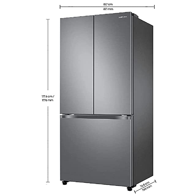 Samsung 580 L Inverter Frost-Free French Door Side-by-Side Refrigerator (RF57A5032S9/TL, Refined Inox, Convertible)