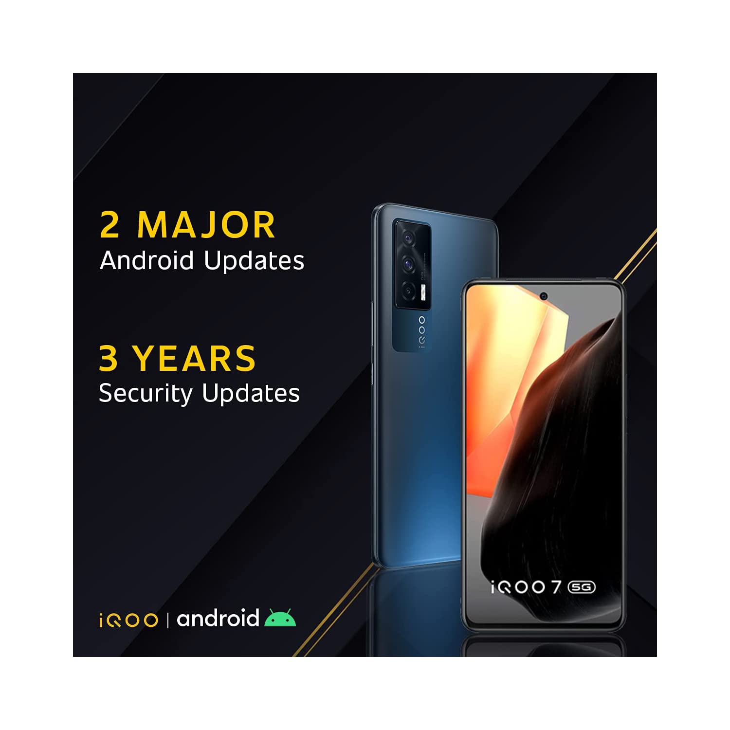 IQOO 7 5G (Storm Black, 128 GB)  (8 GB RAM)