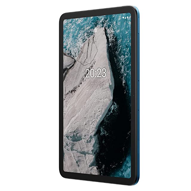 Nokia T20 Tab with 10.36 Inch 2K Screen, Low Blue Light, Wi-Fi, 8200mAh Battery, Android 11 with 2 Years of OS Upgrades & 3 Years of Security Updates, 4GB RAM, 64GB Storage | Deep Ocean Blue