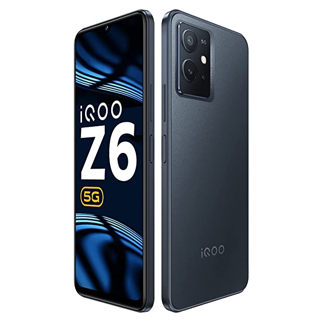 vivo iQOO Z6 5G (Chromatic Blue, 8GB RAM, 128GB Storage) | Snapdragon 695-6nm Processor | 120Hz FHD+ Display | 5000mAh Battery
