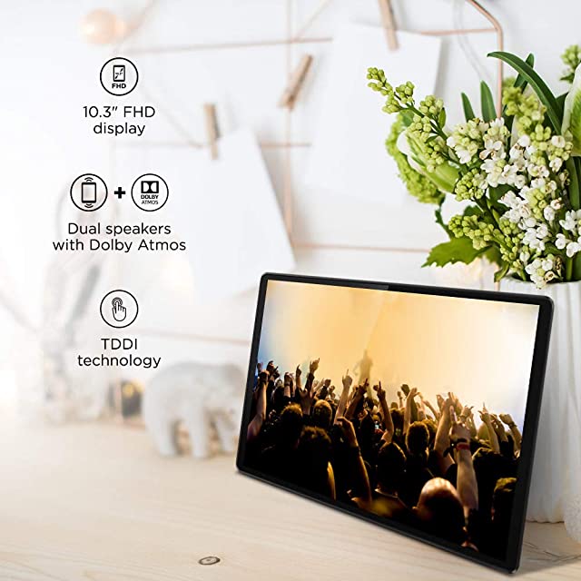 Lenovo Tab M10 FHD Plus (2nd Gen) (10.3 inch/26.6 cm, 4 GB, 128 GB, Wi-Fi Only), Platinum Grey