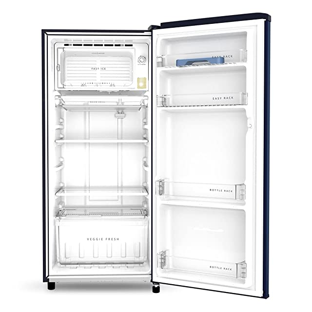 Whirlpool 190 L 2 Star Direct-Cool Single Door Refrigerator (WDE 205 CLS PLUS 2S SAPPHIRE BLOOM), Blue