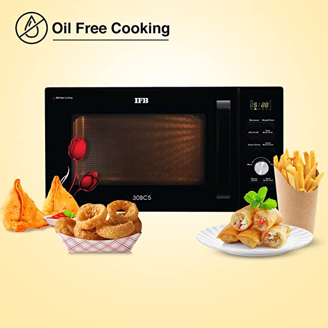 IFB 30 L Convection Microwave Oven (30BC5, Black, Oil Free Cooking, With Starter Kit)