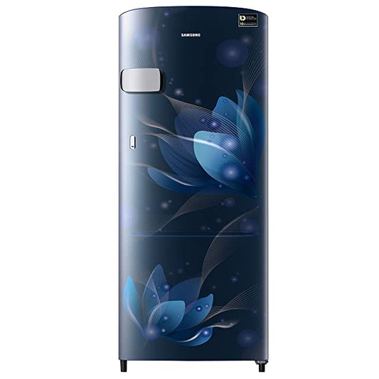 Samsung 192 L 3 star Inverter Direct Cool Single Door Refrigerator (RR20A1Y2YU8/HL, Saffron Blue)