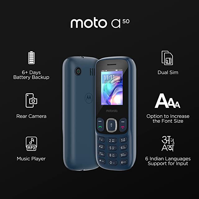 Motorola a50  (Dark Blue)