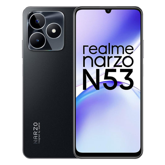 realme narzo N53 (Feather Black, 128GB) (6GB)