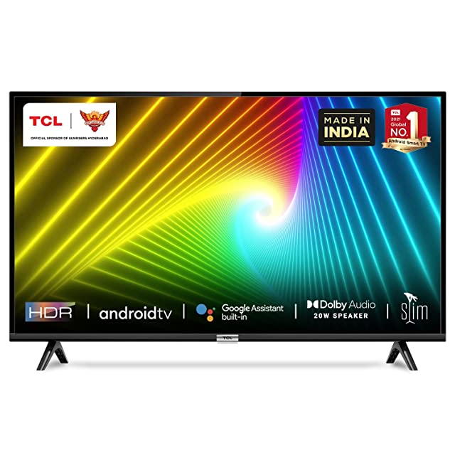 TCL 80 cm (32 inches) HD Ready Certified Android Smart LED TV 32S6500S (Black)