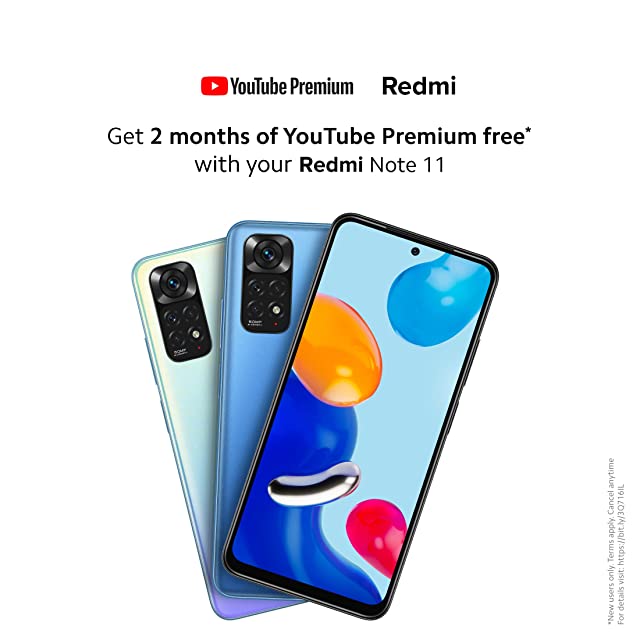 Redmi Note 11 (Horizon Blue, 64 GB)  (4 GB RAM)