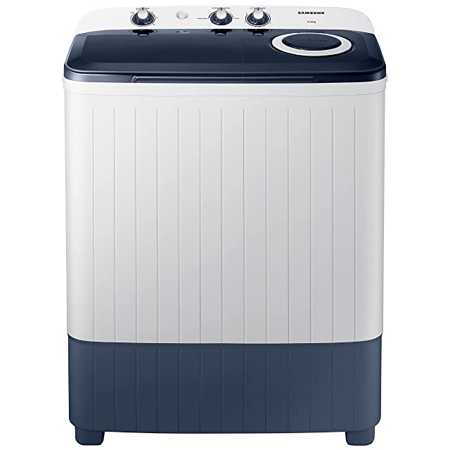 Samsung 6.5 Kg 5 Star Semi-Automatic Top Loading Washing Machine (WT65R2200LL/TL, Blue, Air Turbo Drying System)