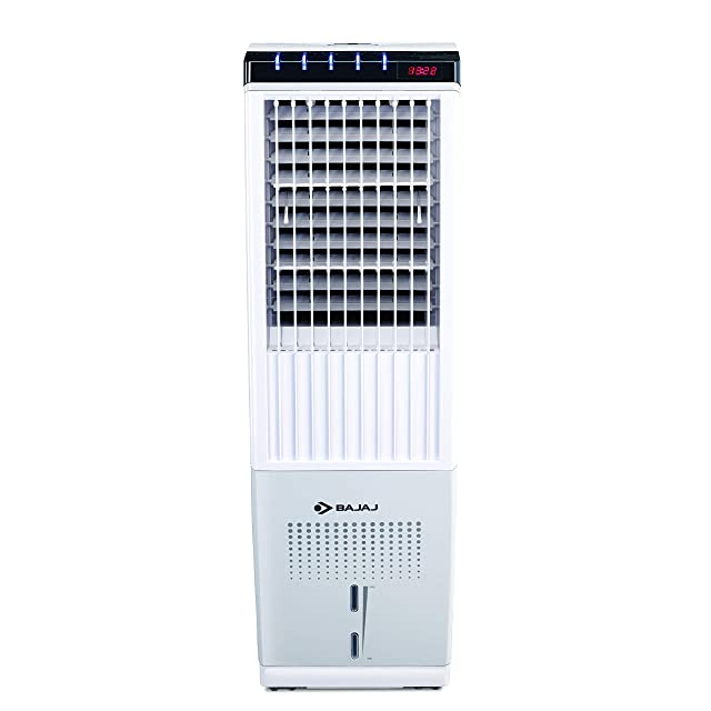 Bajaj TC 103 DLX Digital Tower Air Cooler - 22L, White