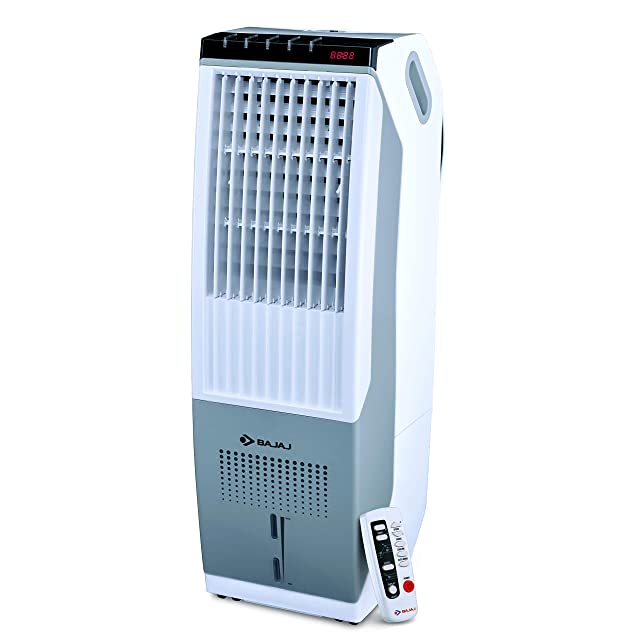 Bajaj TC 103 DLX Digital Tower Air Cooler - 22L, White