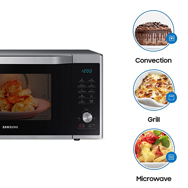 Samsung 32 L Convection Microwave Oven (MC32J7035CT/TL, Grey)