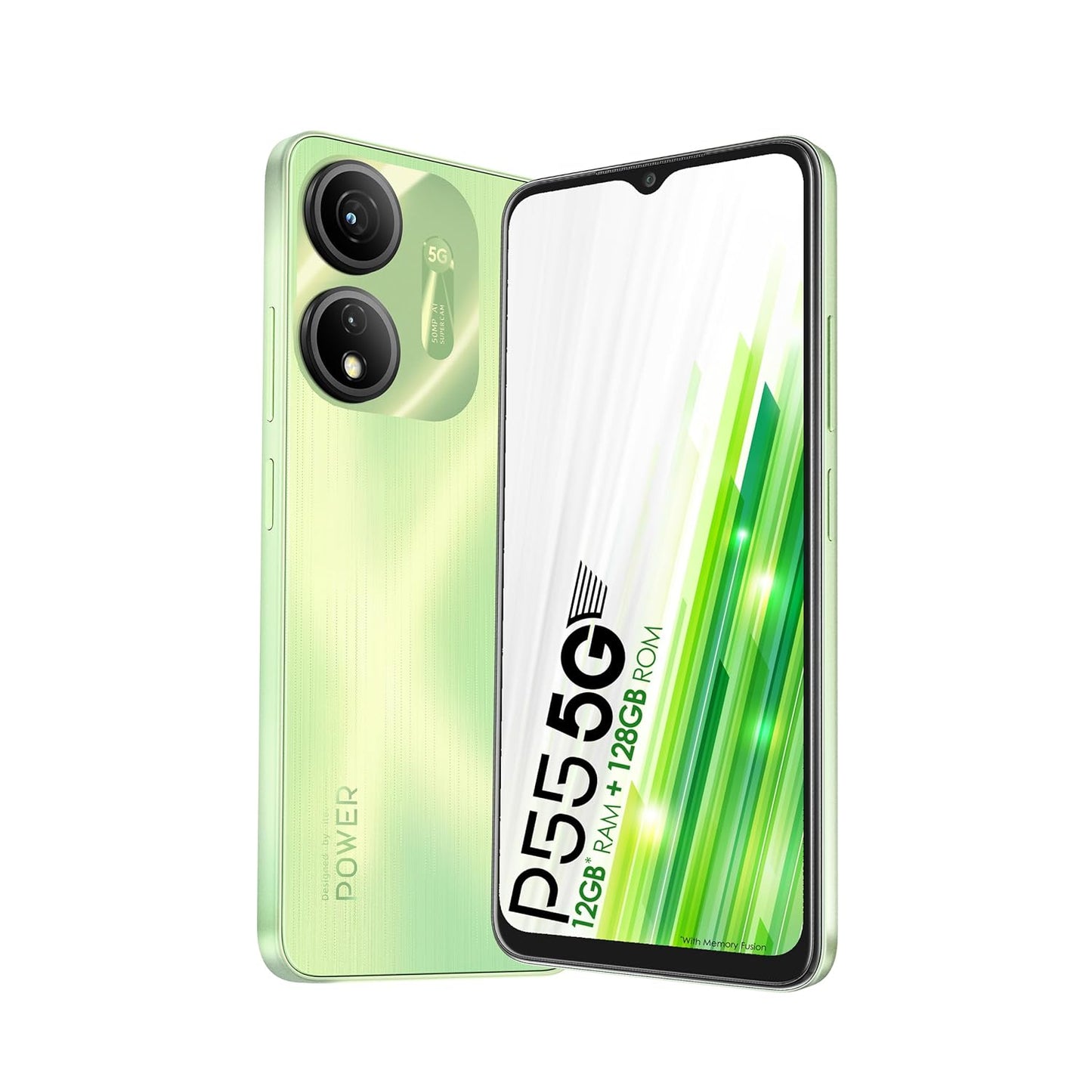 itel P55 5G (Mint Green, 128GB) (6GB RAM)