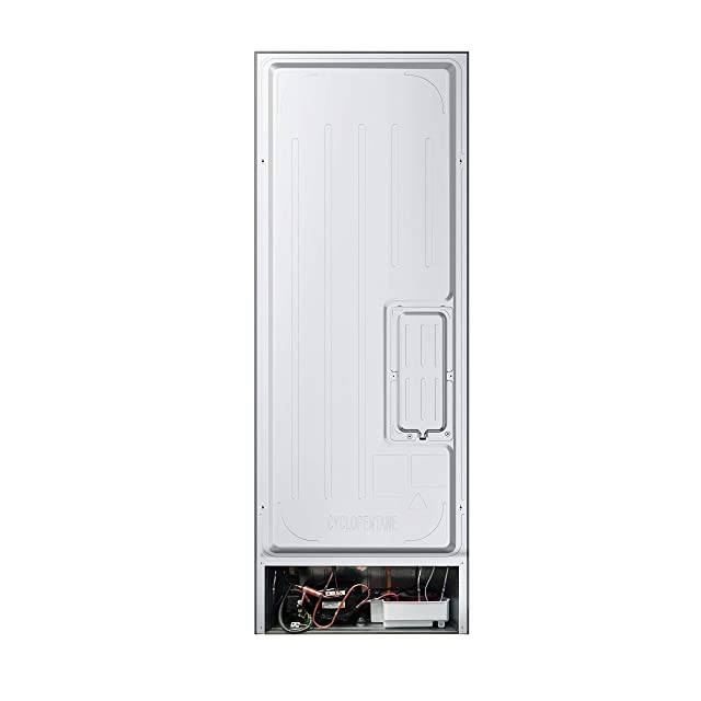 Haier 345 L 3 Star Triple Inverter Frost Free Double Door Refrigerator Convertible (HEF-35TKS, Black Brushline)