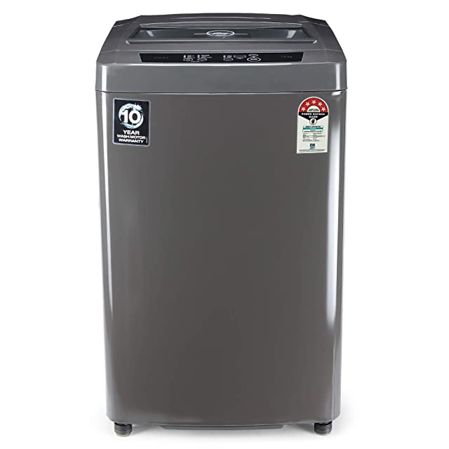 Godrej 7 Kg 5 Star Fully-Automatic Top Loading Washing Machine (WTEON 700 AD 5.0 ROGR, Grey, Acu Wash Drum)