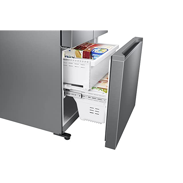 Samsung 580 L Inverter Frost-Free French Door Side-by-Side Refrigerator (RF57A5032S9/TL, Refined Inox, Convertible)