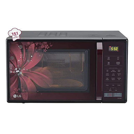 LG 21 L Convection Microwave Oven (MC2146BRT, Black, Diet Fry)