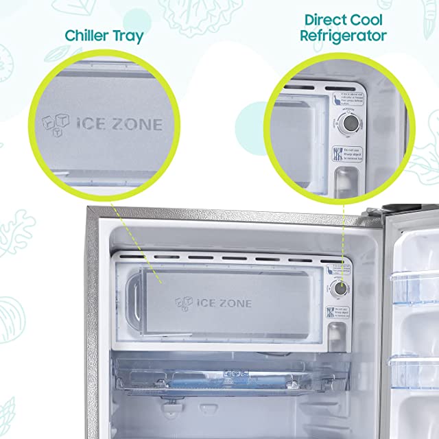 CROMA 170 L 2 Star 2020 Direct Cool Single Door Refrigerator (CRAR0215, Brush-line Silver)