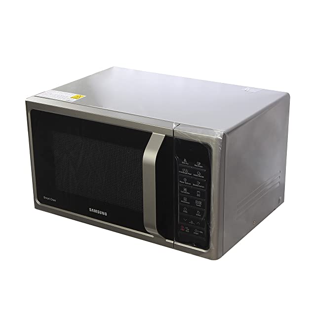 Samsung 28 L Convection Microwave Oven (MC28H5025VS/TL, Silver, slimfry)