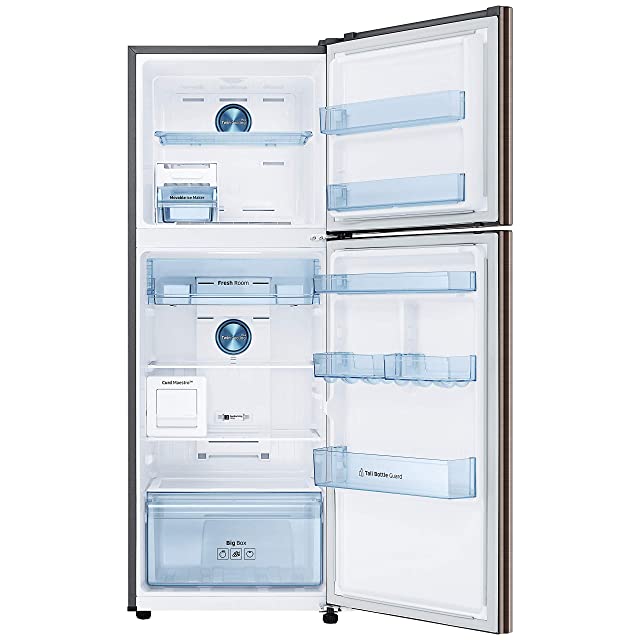 Samsung 336 L 2 Star Inverter Frost-Free Double Door Refrigerator (RT37T4632DX/HL, Luxe Brown, Convertible, Curd Maestro)