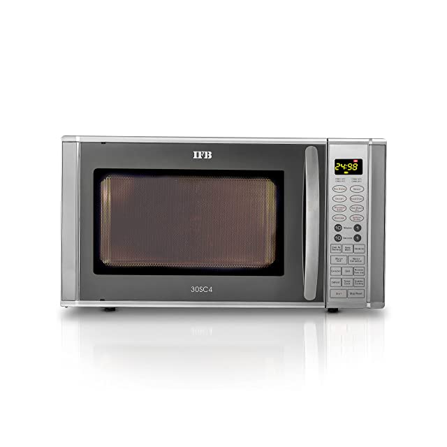 IFB 30 L Convection Microwave Oven (30SC4, Metallic Silver), STANDARD