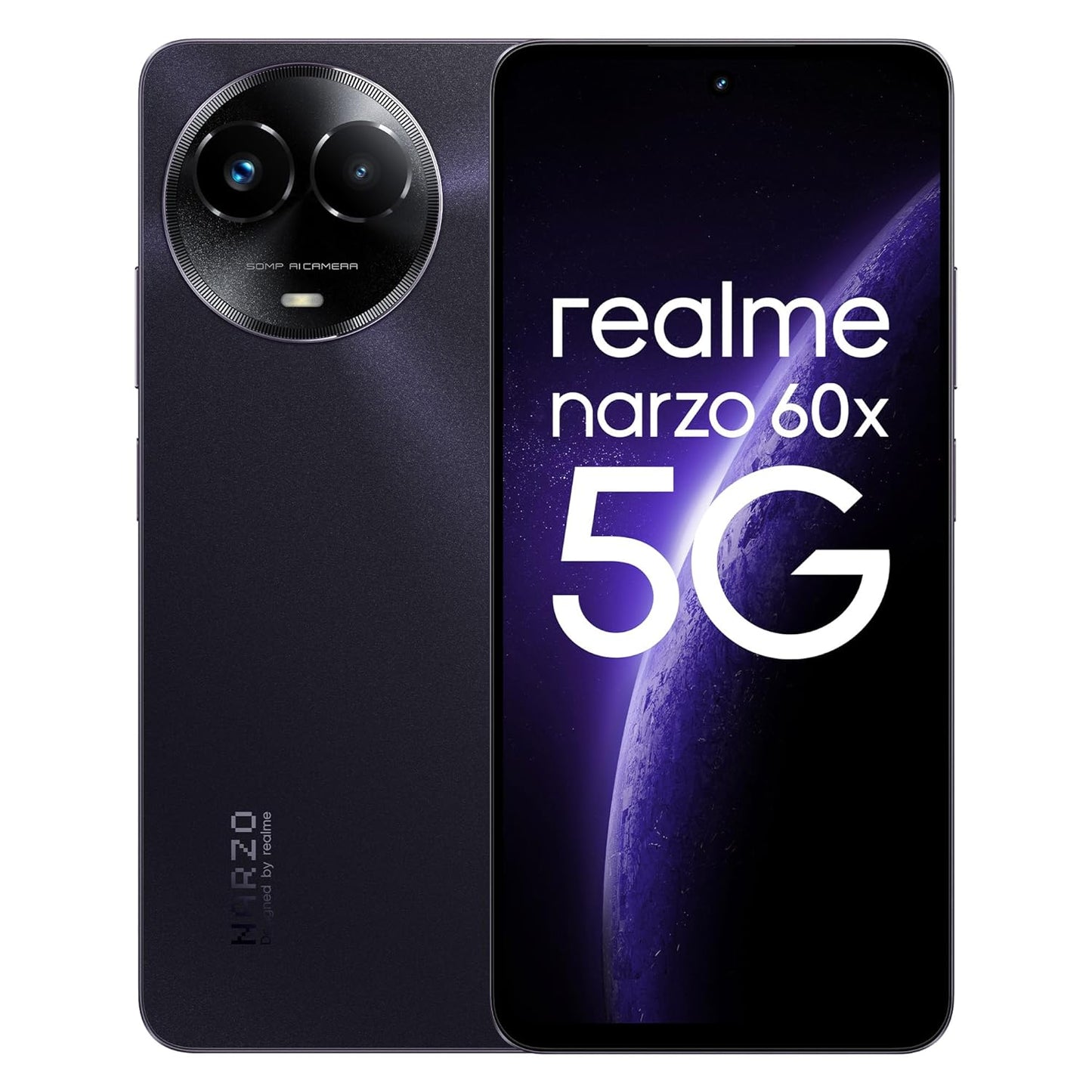 realme narzo 60X 5G (Nebula Purple, 128GB) (6GB RAM)