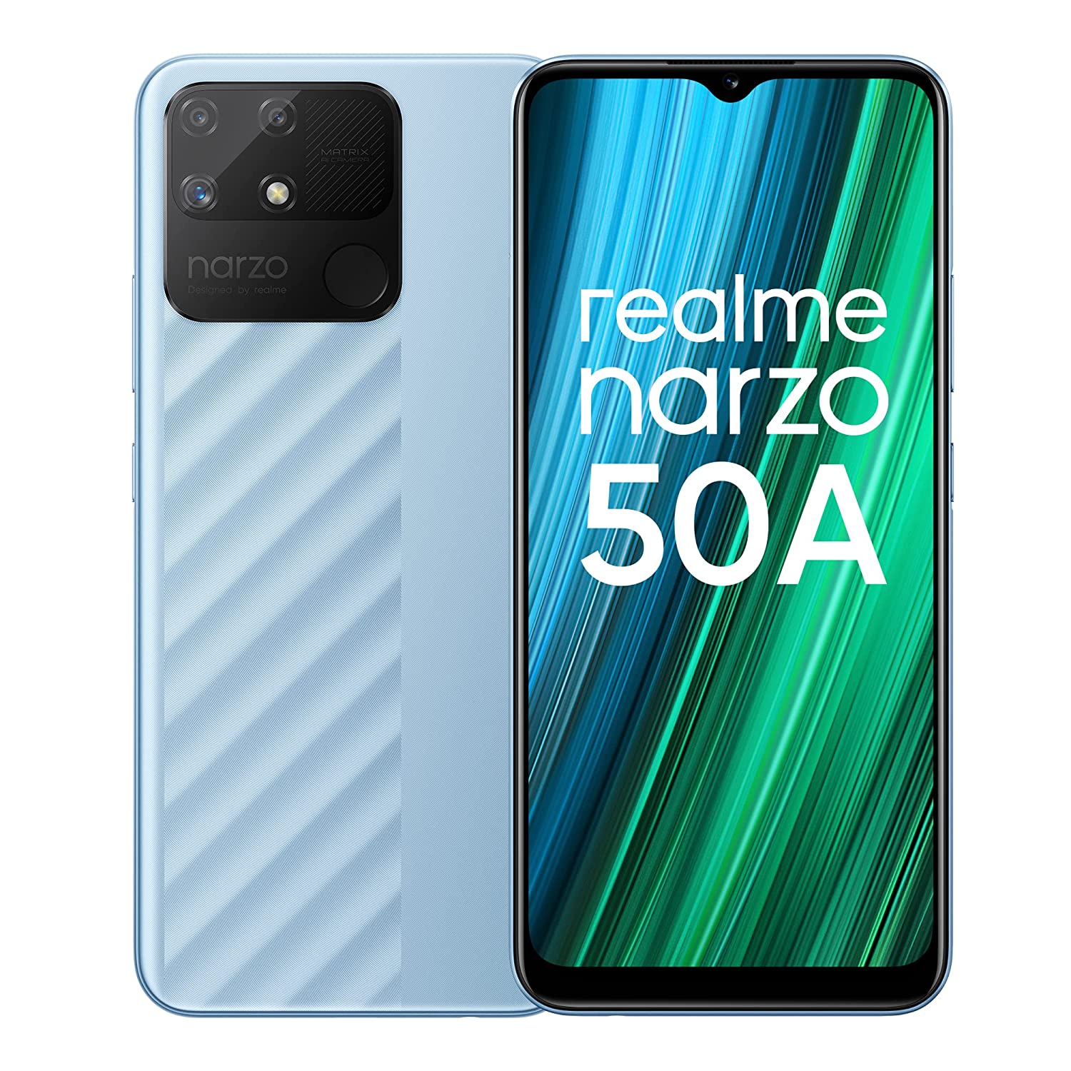 realme Narzo 50A (Oxygen Blue, 64 GB)  (4 GB RAM)